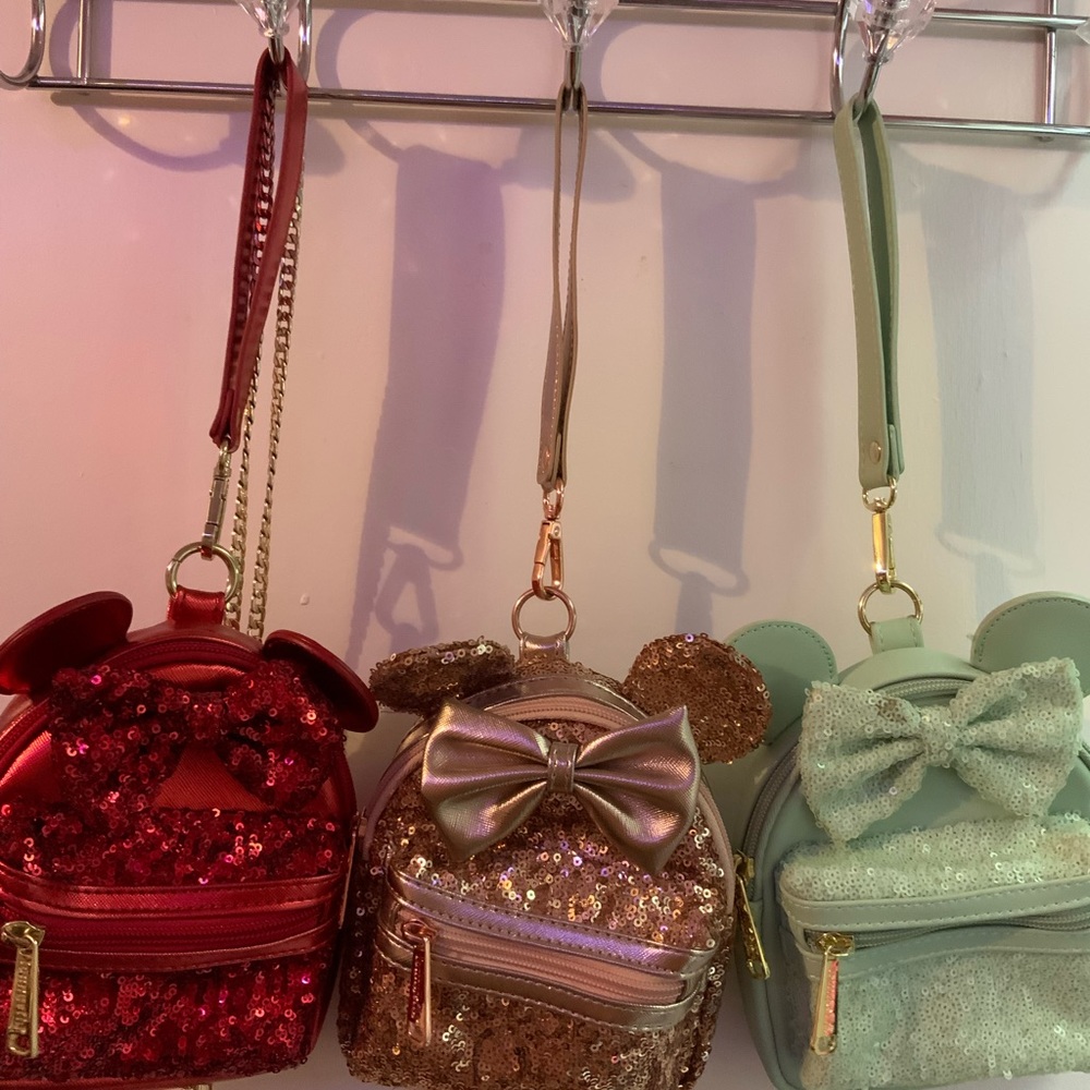 Disney Loungefly Sequin Wristlets